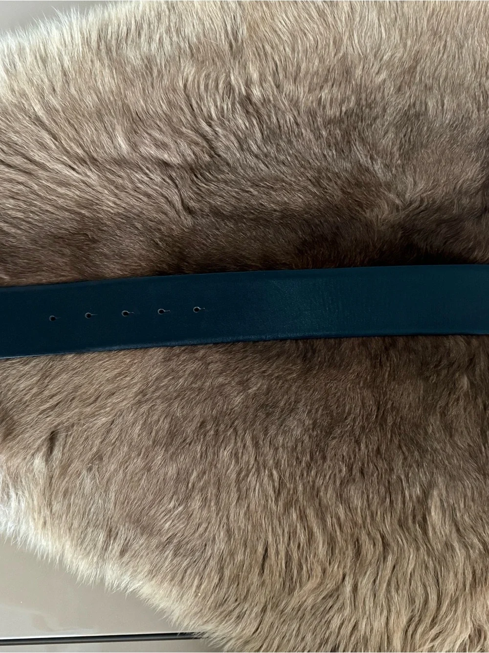 Authentic Pre-owned CHANEL Black Leather Belt with Silver Interlocking CC Buckle